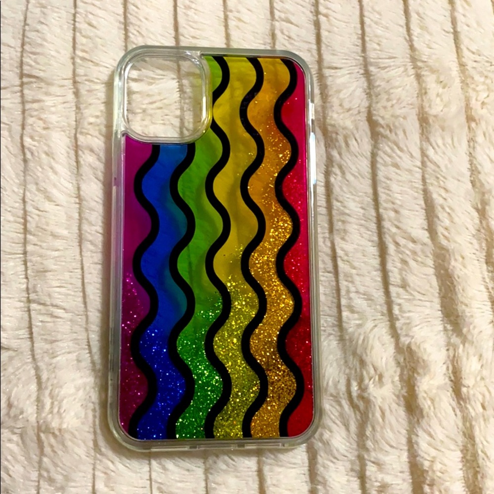 IPhone 11 Rainbow Moving Glitter Case